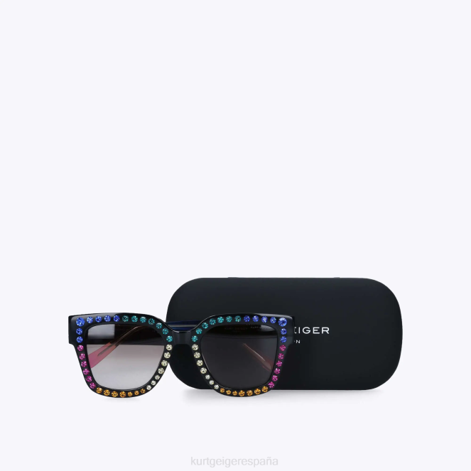 Kurt Geiger mujer gafas de sol london joya arcoiris 2LPR216 | accesorios negro